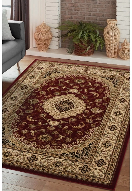 Traditional Red Area Rug