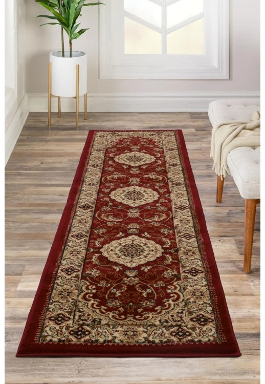 Traditional Red Area Rug