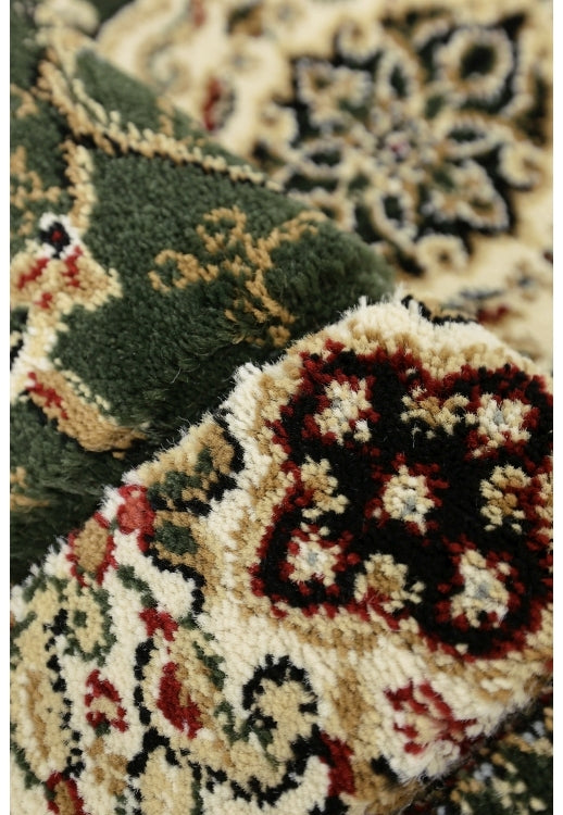 Traditional Green Area Rug