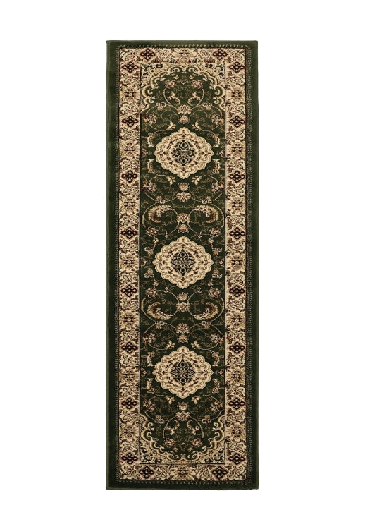 Traditional Green Area Rug