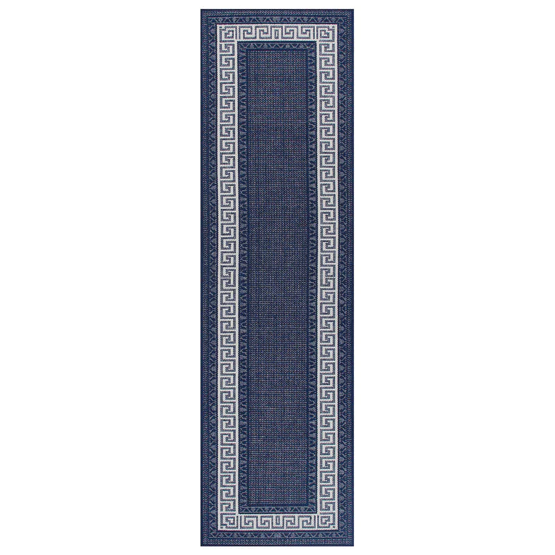 Greek Flatweave Blue Runner