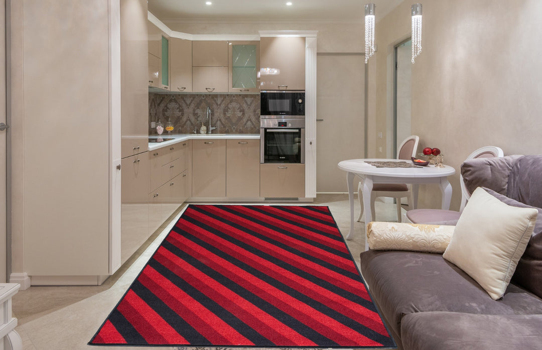 Kolm Washable Indoor Mat – Red