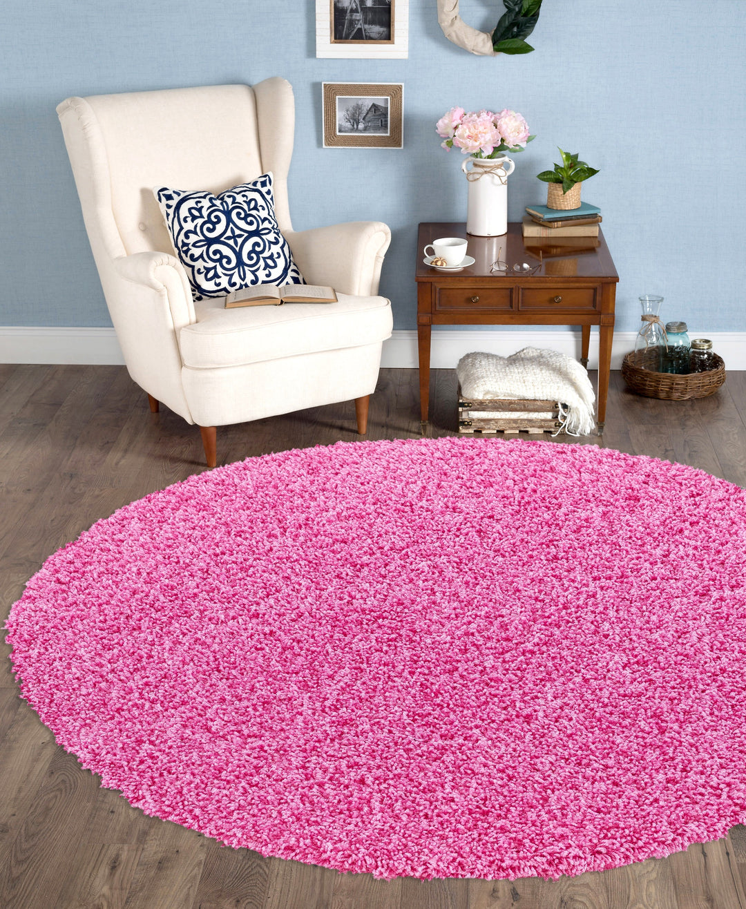 Veloria Shaggy Rug Thick Soft Large Small Modern Plain Carpet Living Room Bedroom Floor Mat