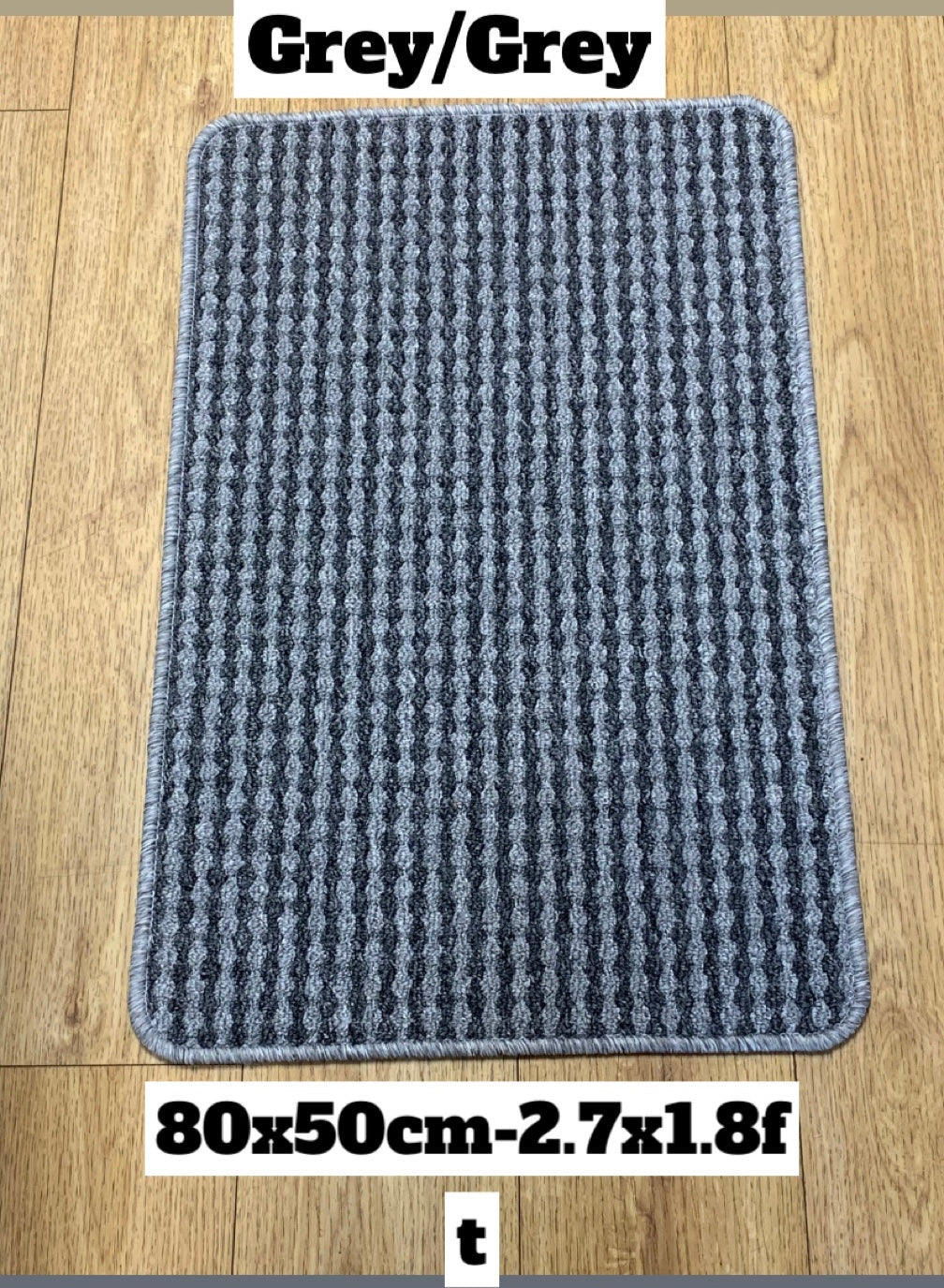 Two Tone Washable Rug – Multiple Colours & Sizes