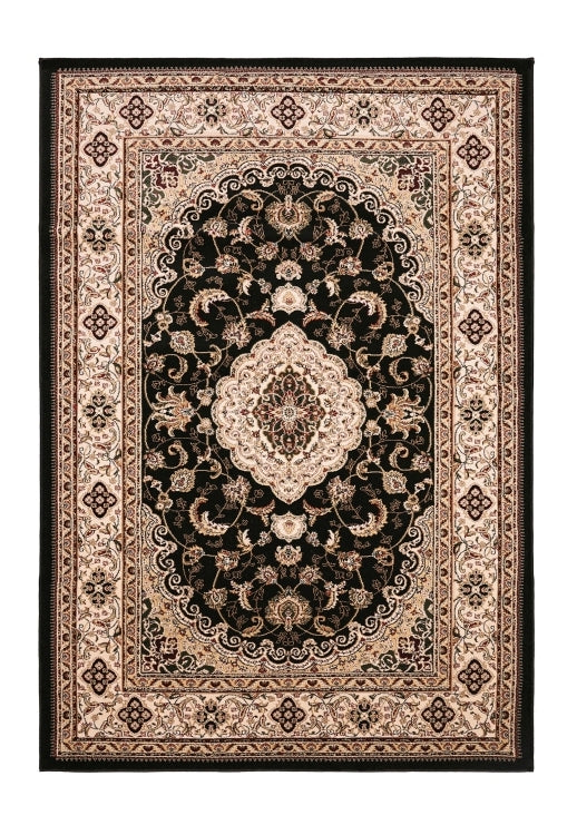 Traditional Black Area Rug