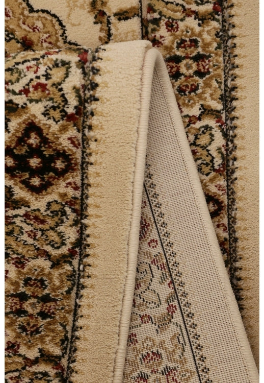 Traditional Beige and Brown Area Rug