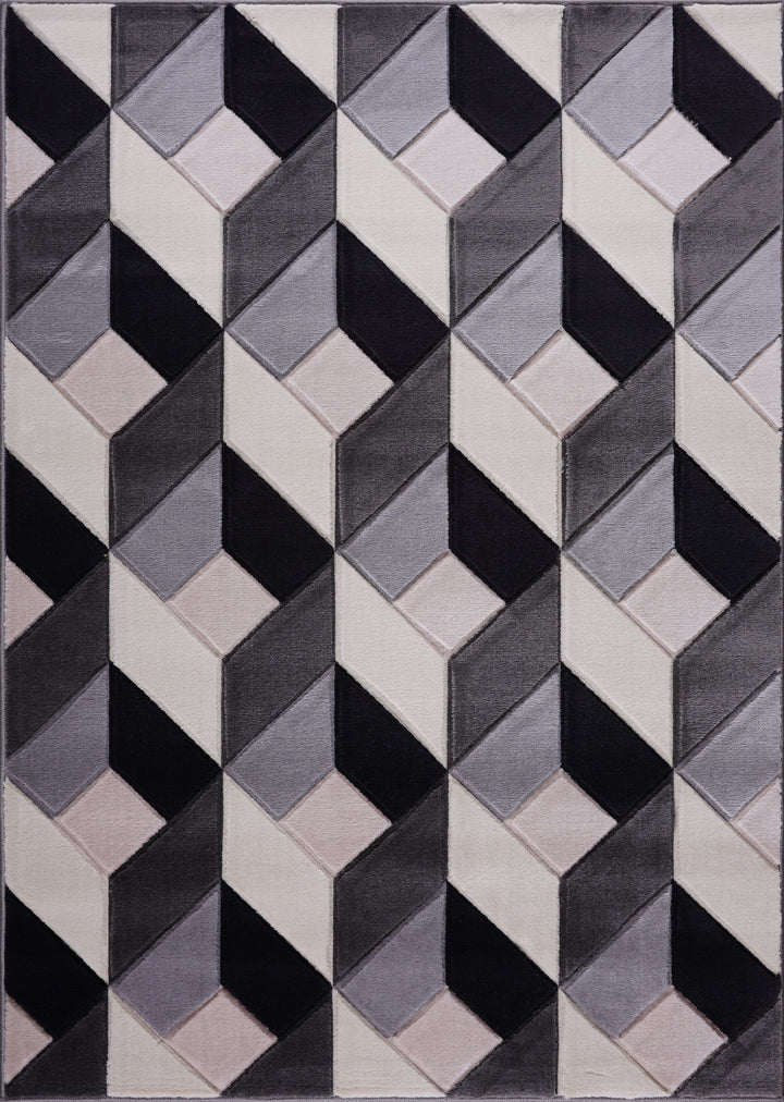 Diamond Rug – Grey