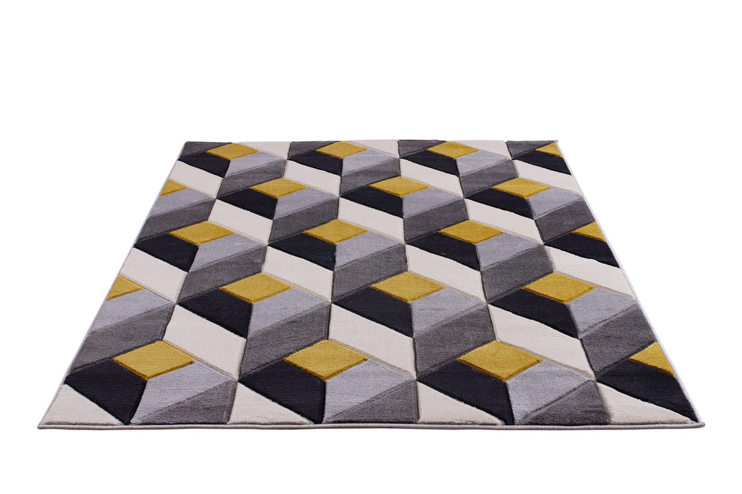 Diamond Ochre Rug
