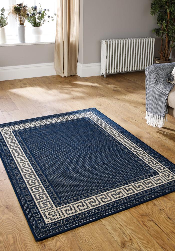 Greek Flatweave Blue