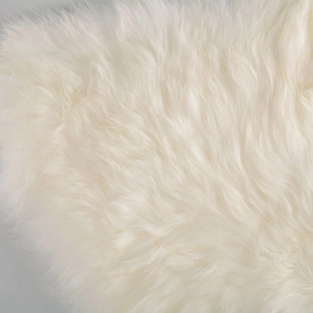 Genuine Sheepskin Rug (White)