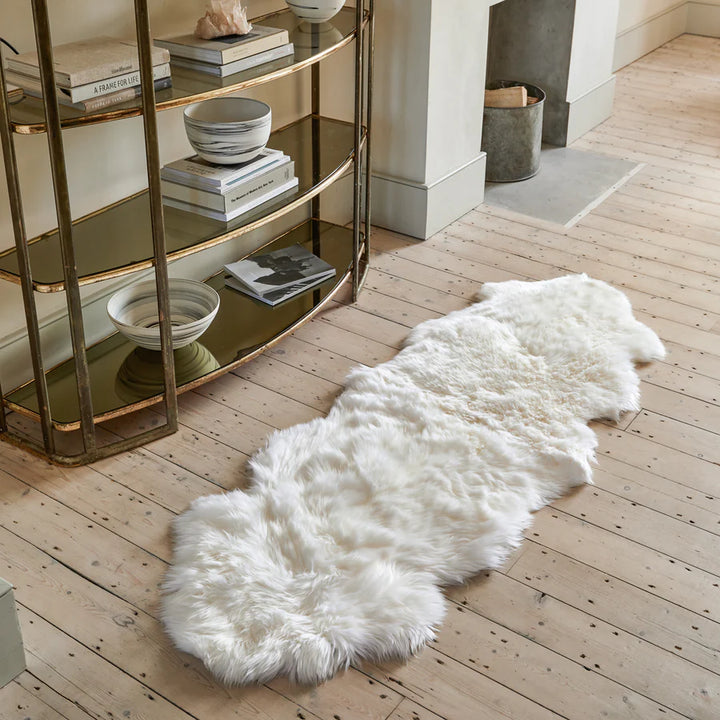 Genuine Sheepskin Rug (White)