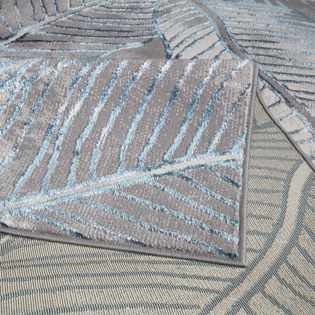 Verdant Leaf Pattern Modern Rugs Collection