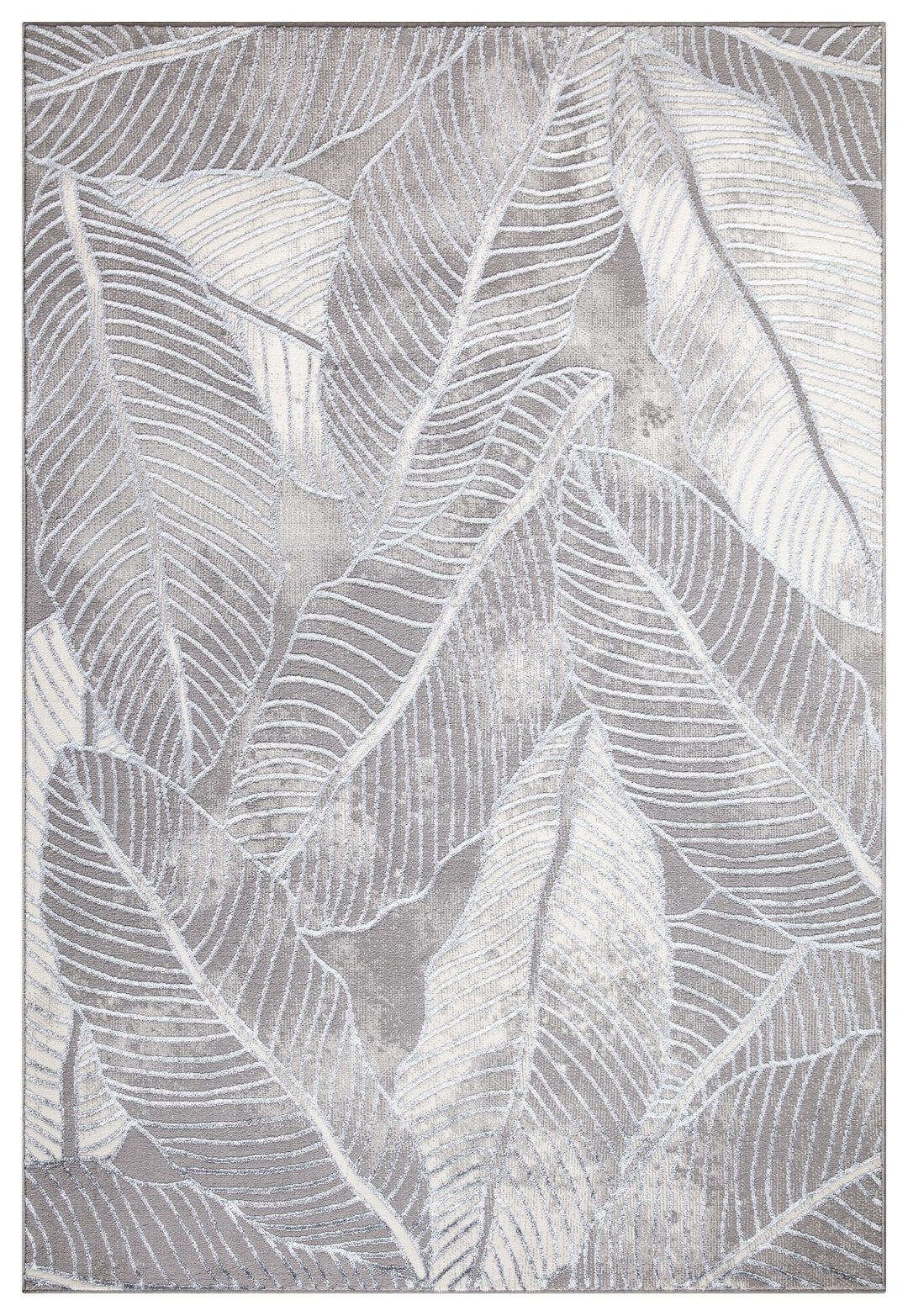 Verdant Leaf Pattern Modern Rugs Collection