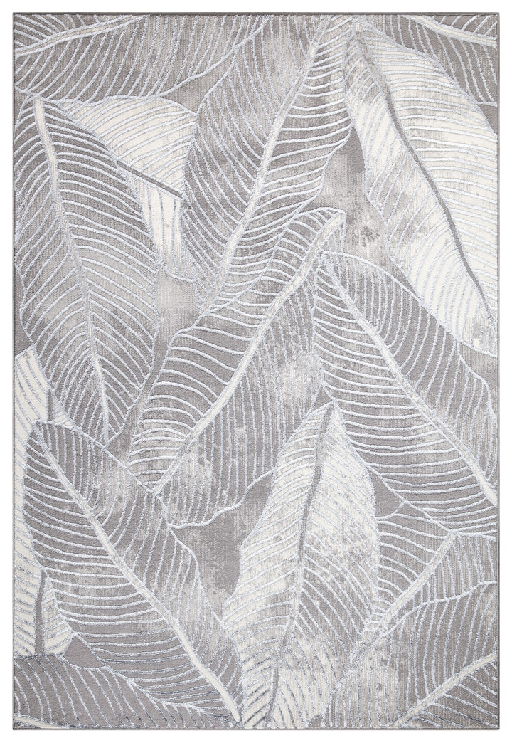 Verdant Leaf Pattern Modern Rugs Collection