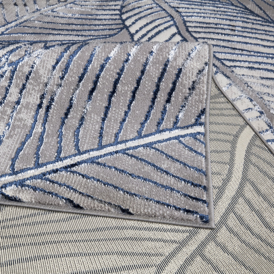 Verdant Leaf Pattern Modern Rugs Collection