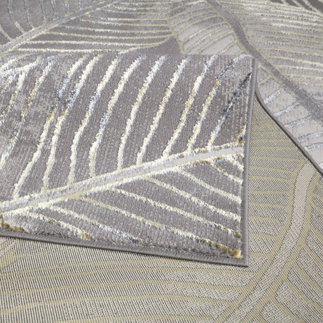Verdant Leaf Pattern Modern Rugs Collection