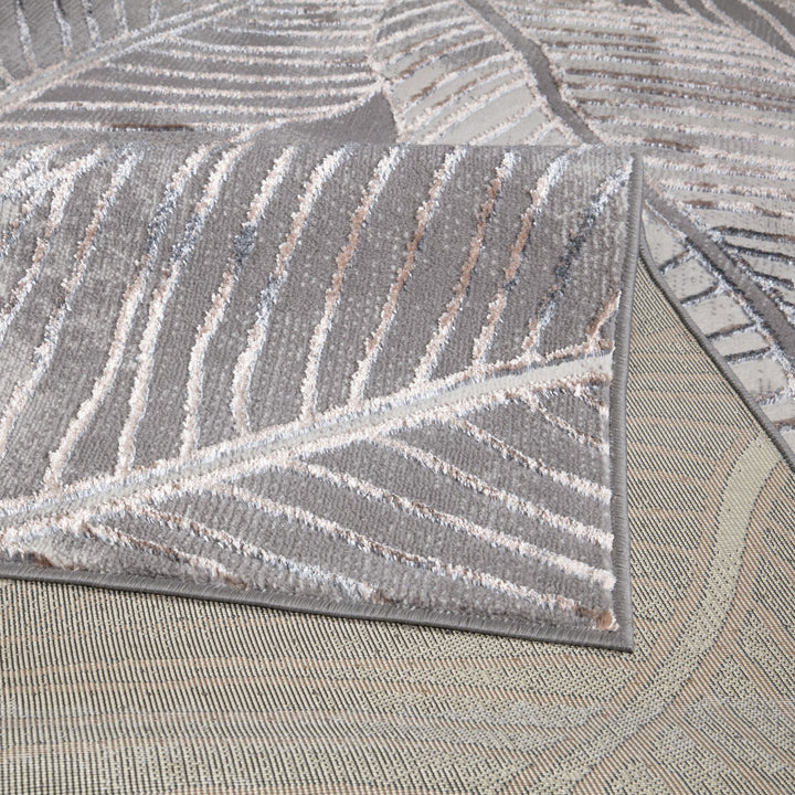 Verdant Leaf Pattern Modern Rugs Collection