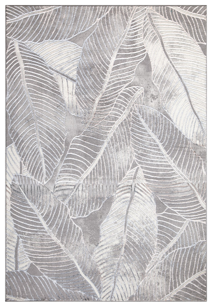 Verdant Leaf Pattern Modern Rugs Collection