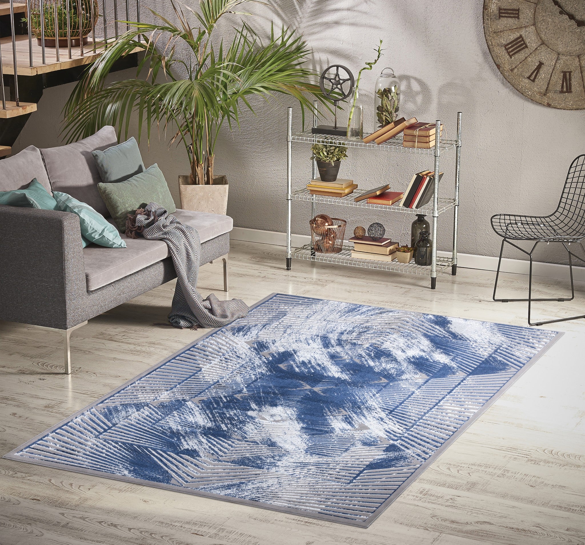 Aquarelle Navy Rug – Rugs Central Aquarelle Navy Rug – Rugs Central