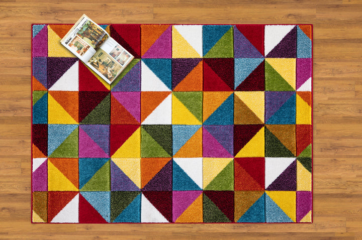 Multi Triangle Rug