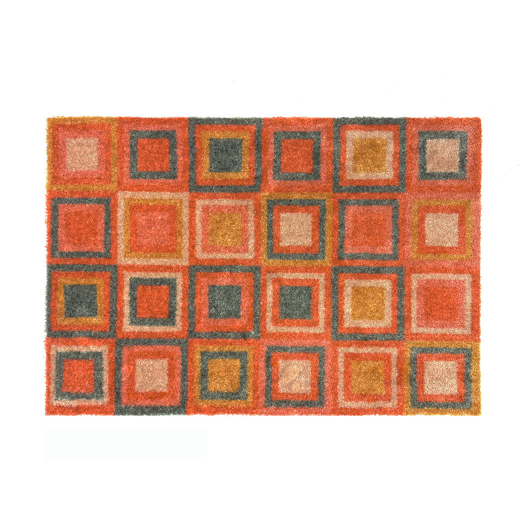 ReVive Abstract Cube Sunset Mat