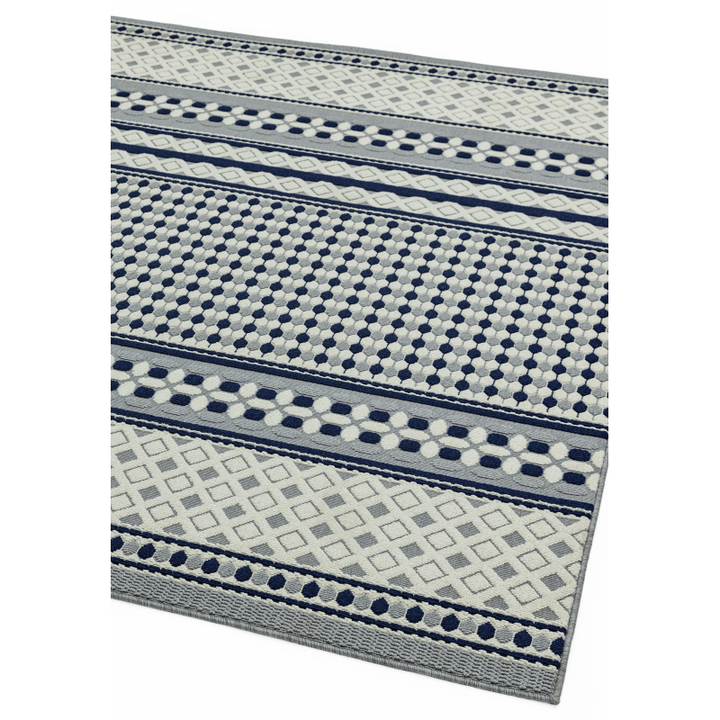 Antibes AN06 Blue/White Geometric