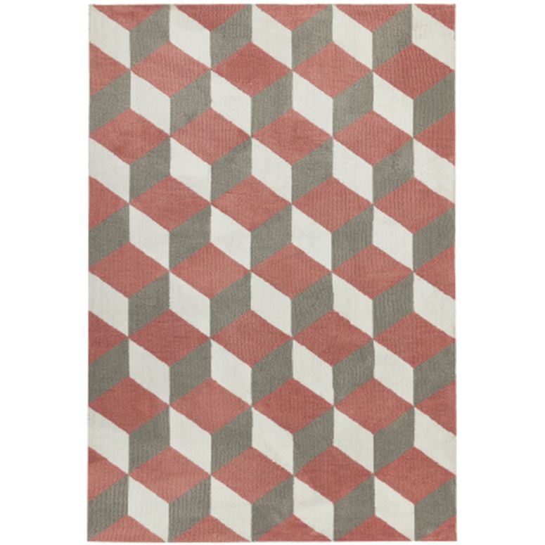 Arlo Rug AR10 Pink Block
