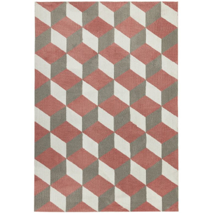 Arlo Rug AR10 Pink Block