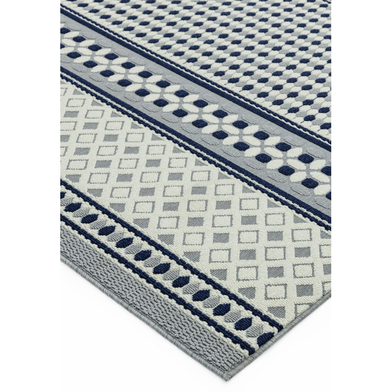 Antibes AN06 Blue/White Geometric