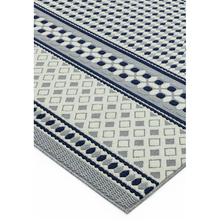 Antibes AN06 Blue/White Geometric