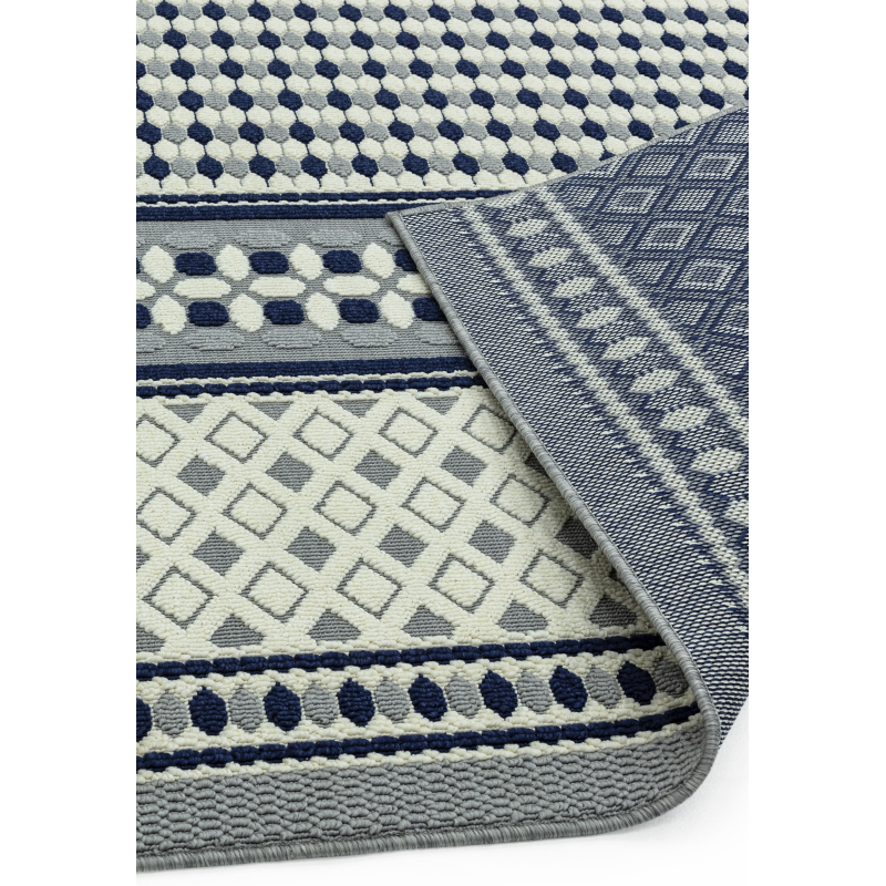 Antibes AN06 Blue/White Geometric