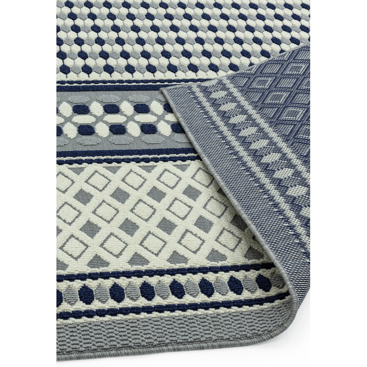 Antibes AN06 Blue/White Geometric