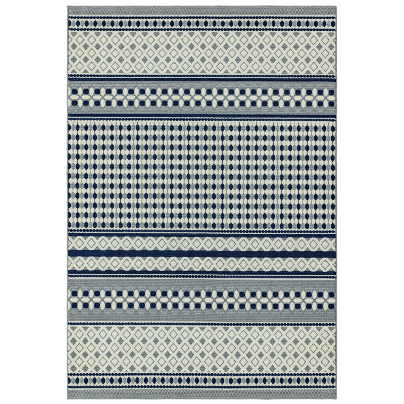 Antibes AN06 Blue/White Geometric