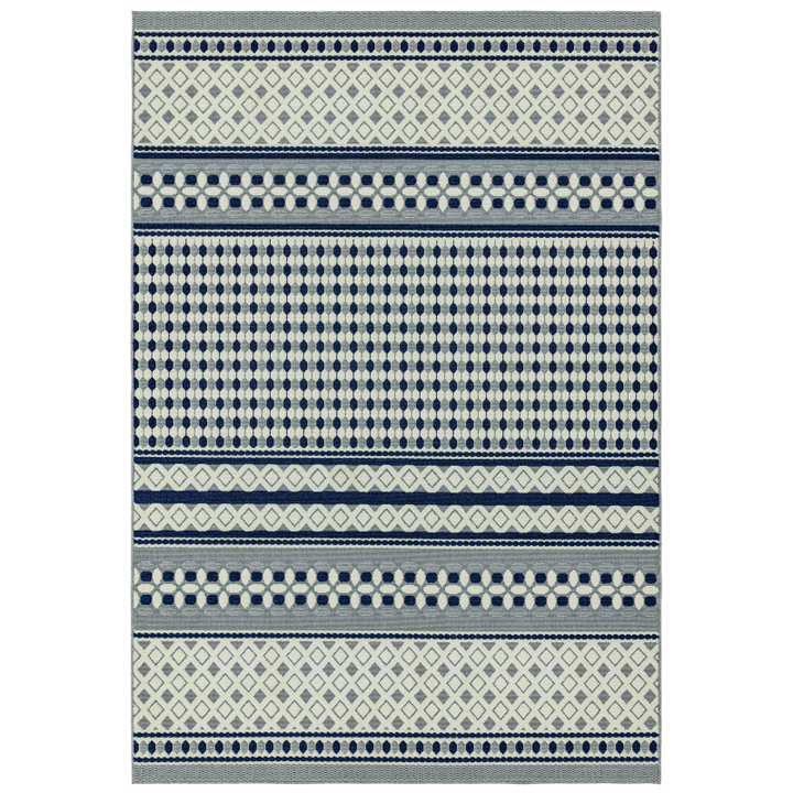 Antibes AN06 Blue/White Geometric