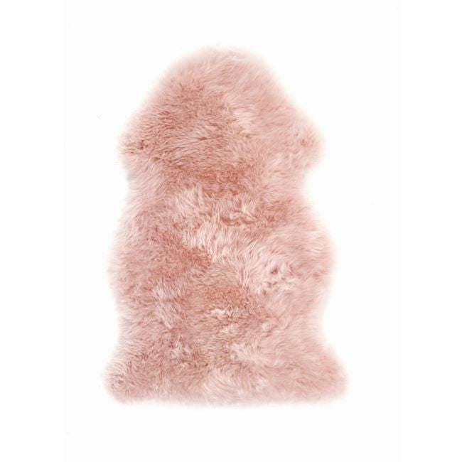 Genuine Sheepskin Rug Adobe Rose