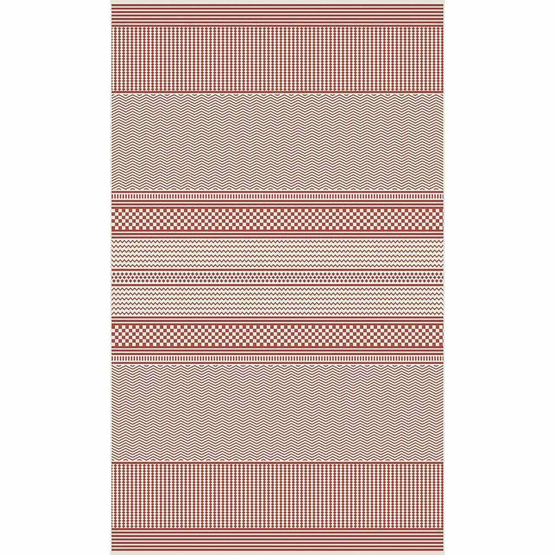 Duo Weave Indoor/Outdoor Rug Fine Weave Rust