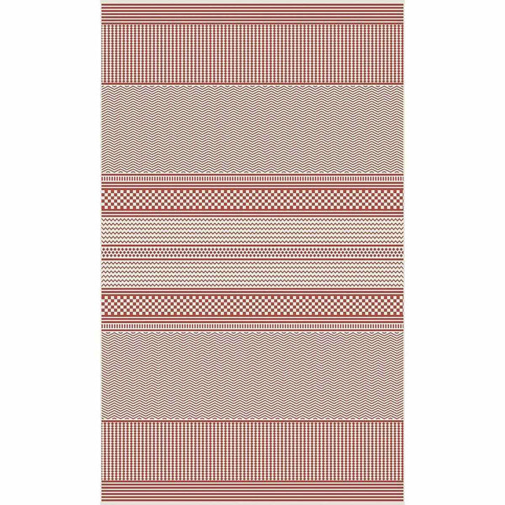 Duo Weave Indoor/Outdoor Rug Fine Weave Rust