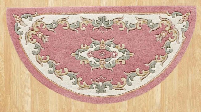 Royal Rose Half Moon rug