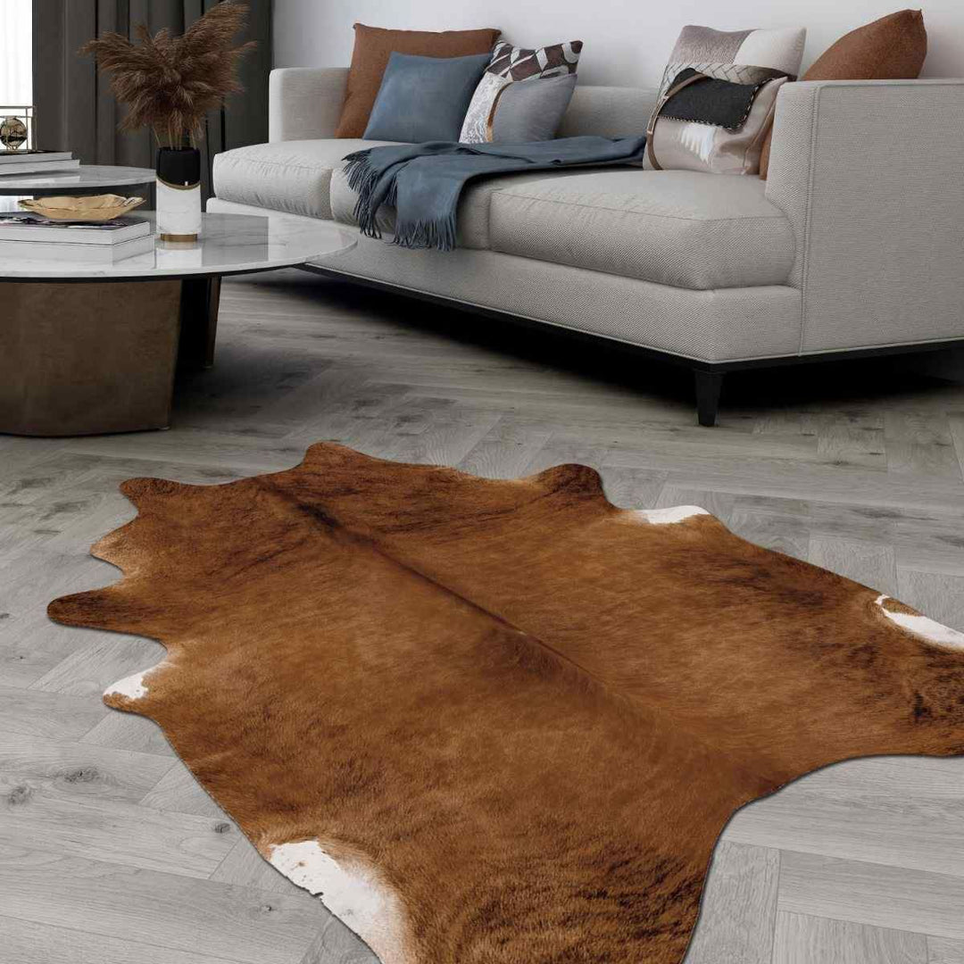 Faux Hide Warm Brown