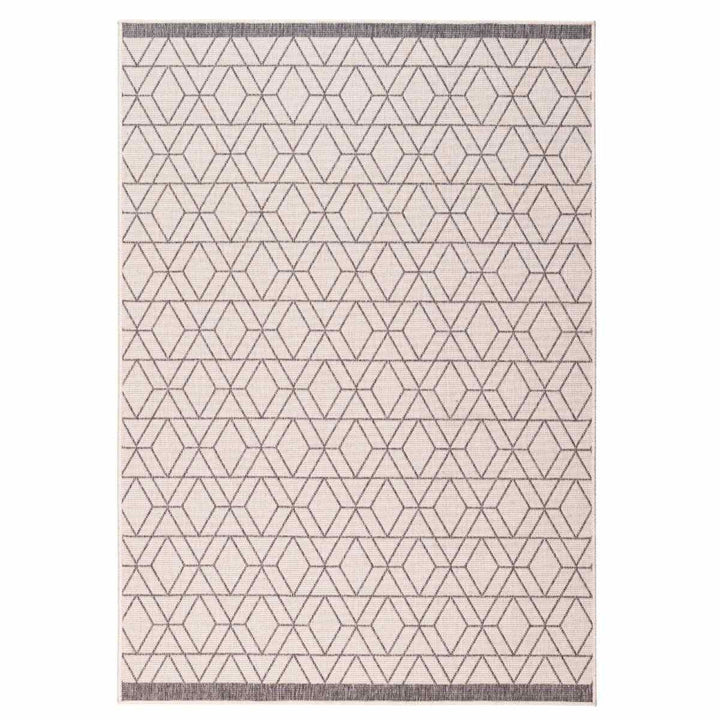 Duo Weave Rug Diamonds Grey