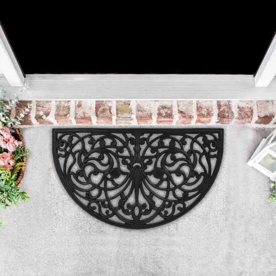 Stormsafe Wrought Iron Mat Half Moon