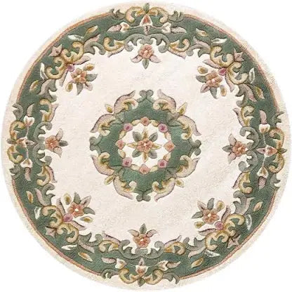 Royal Cream/Green Circular