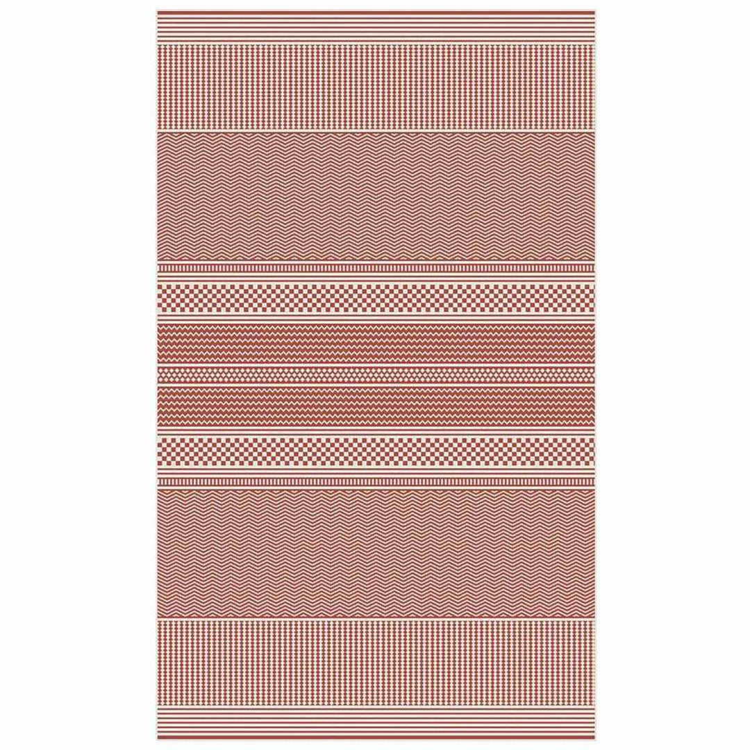 Duo Weave Indoor/Outdoor Rug Fine Weave Rust