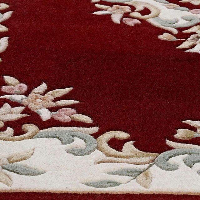Royal Red Rug close view