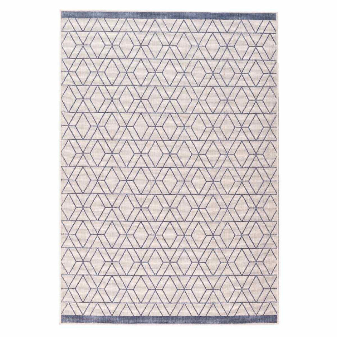 Duo Weave Rug Diamonds Ocean