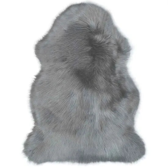 Luxury Faux Fur Grey Tip Dye